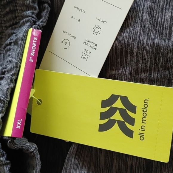 NWT Men's Gray Heather 5" Mid-Rise. Soft Athletic Shorts XXL - Picture 5 of 5